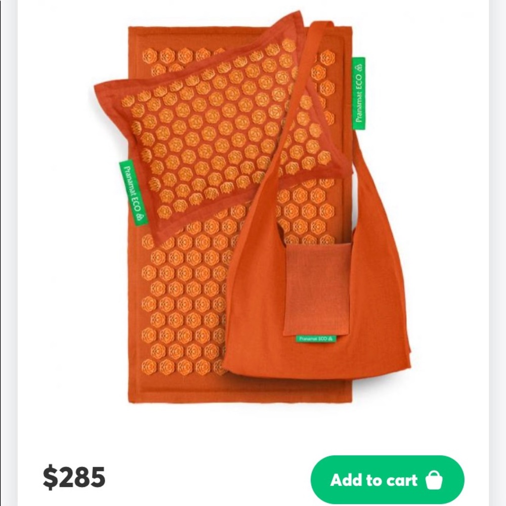Pranamat Yoga Mat for Relaxation, Pain, Headaches